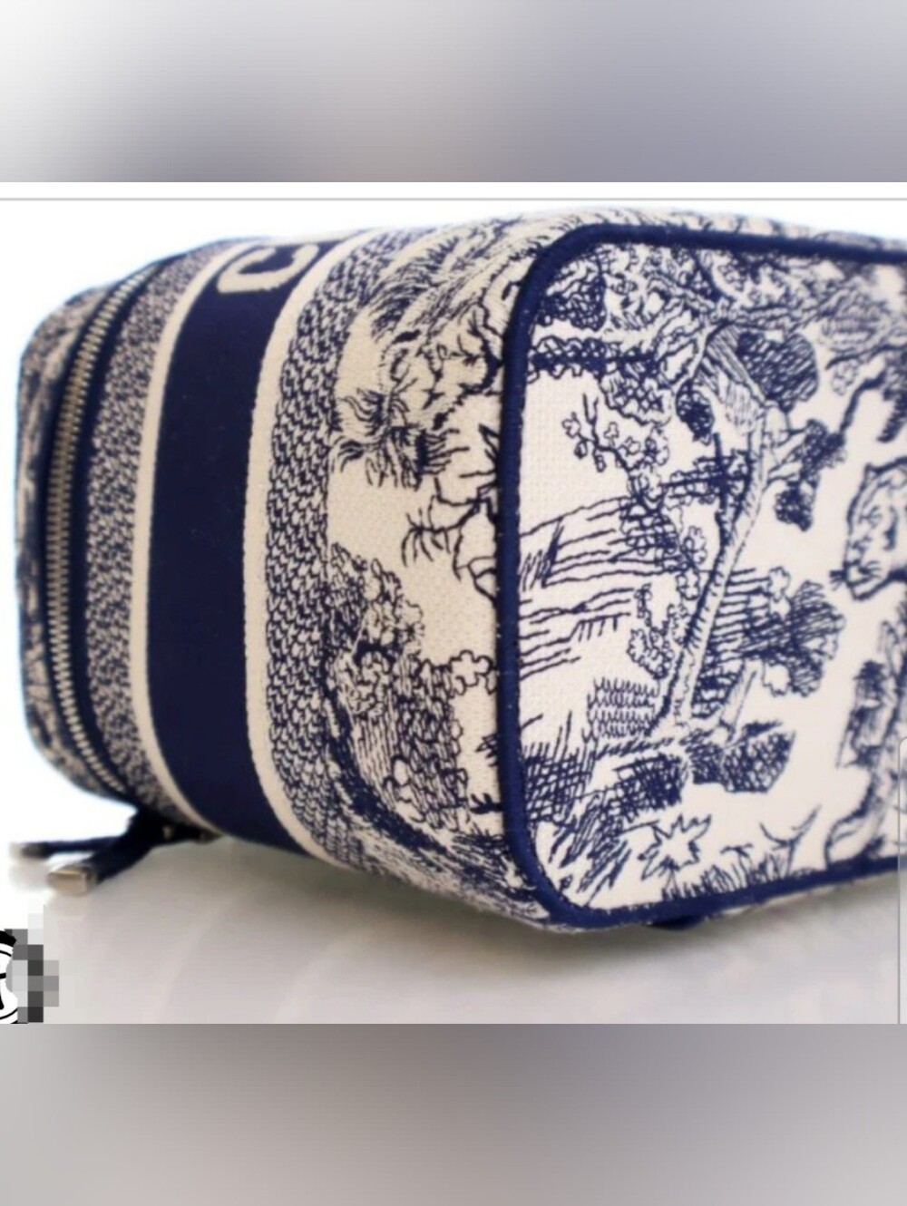 VIP GWP Precision Christian Dior Toile de Jouy Dior Travel Vanity Case - Picture 3 of 7